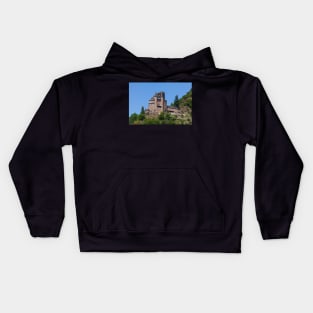 Katz Castle, St. Goarshausen, Rhineland-Palatinate, Rhine, Middle Rhine, Castle Kids Hoodie